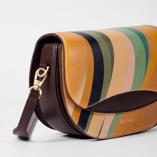 Dusky Swirl Saddle Bag - Swirl