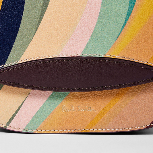 Dusky Swirl Saddle Bag - Swirl