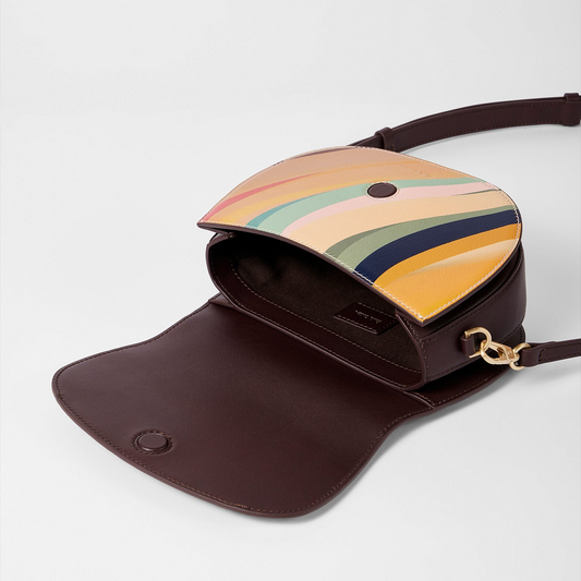 Dusky Swirl Saddle Bag - Swirl