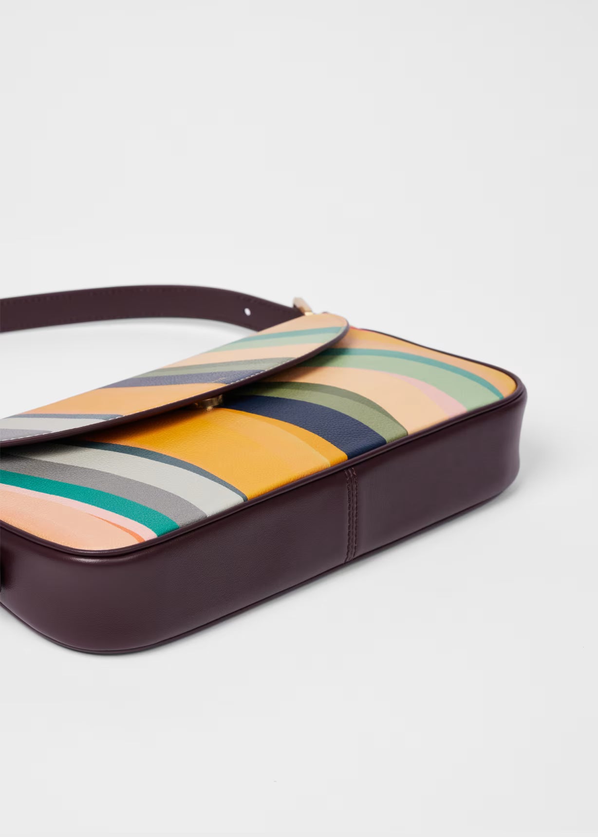 Paul Leather 'Swirl' Baguette Bag - G Swirl