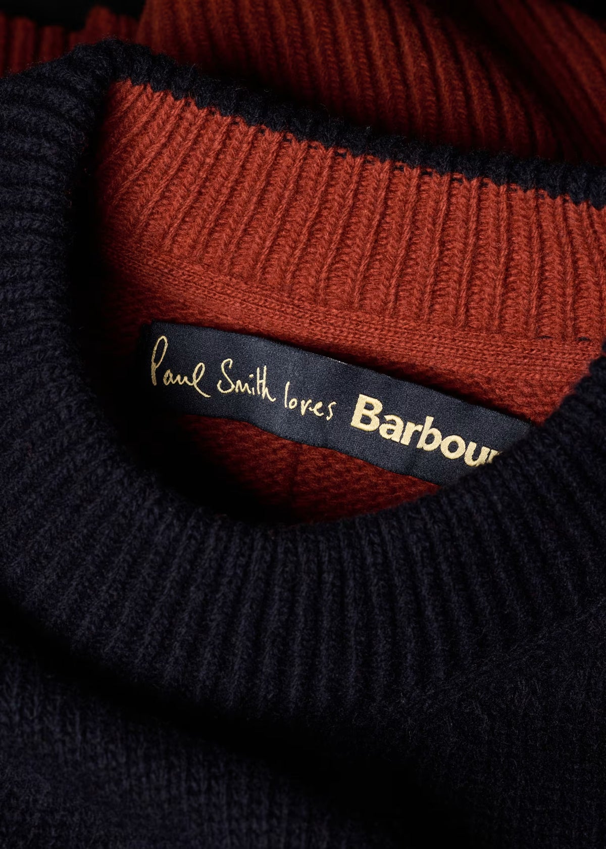 Paul Tyneside Knitted Jumper - Navy / Multi