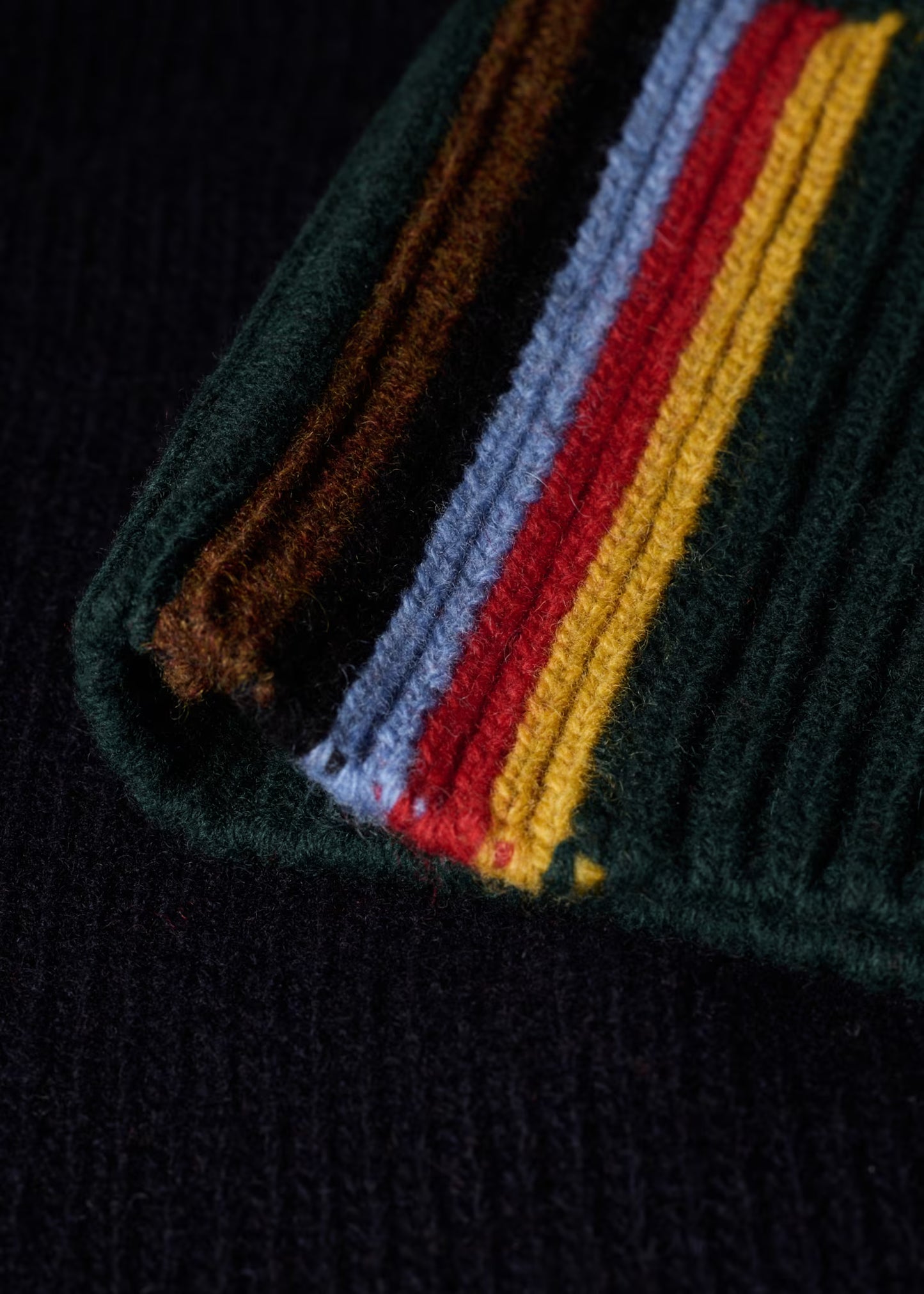 Tyneside Knitted Jumper - Navy / Multi
