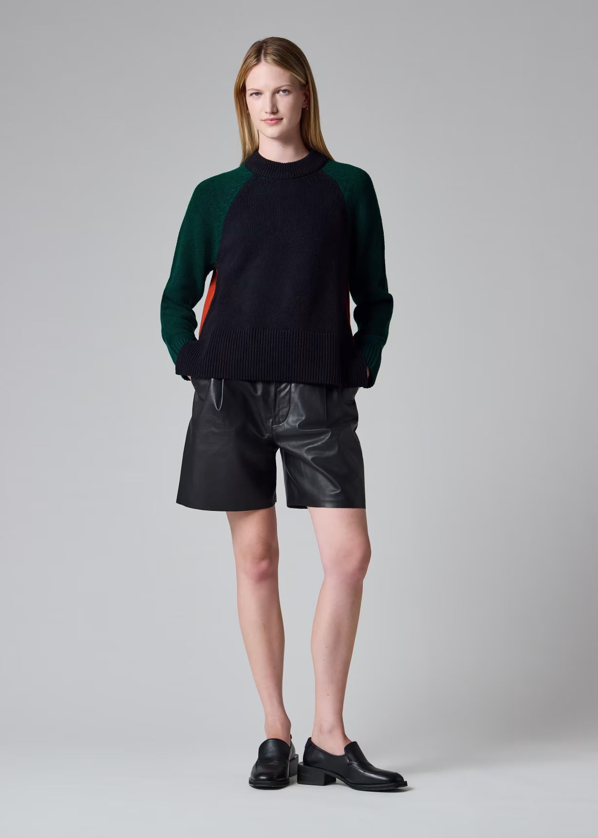 Tyneside Knitted Jumper - Navy / Multi