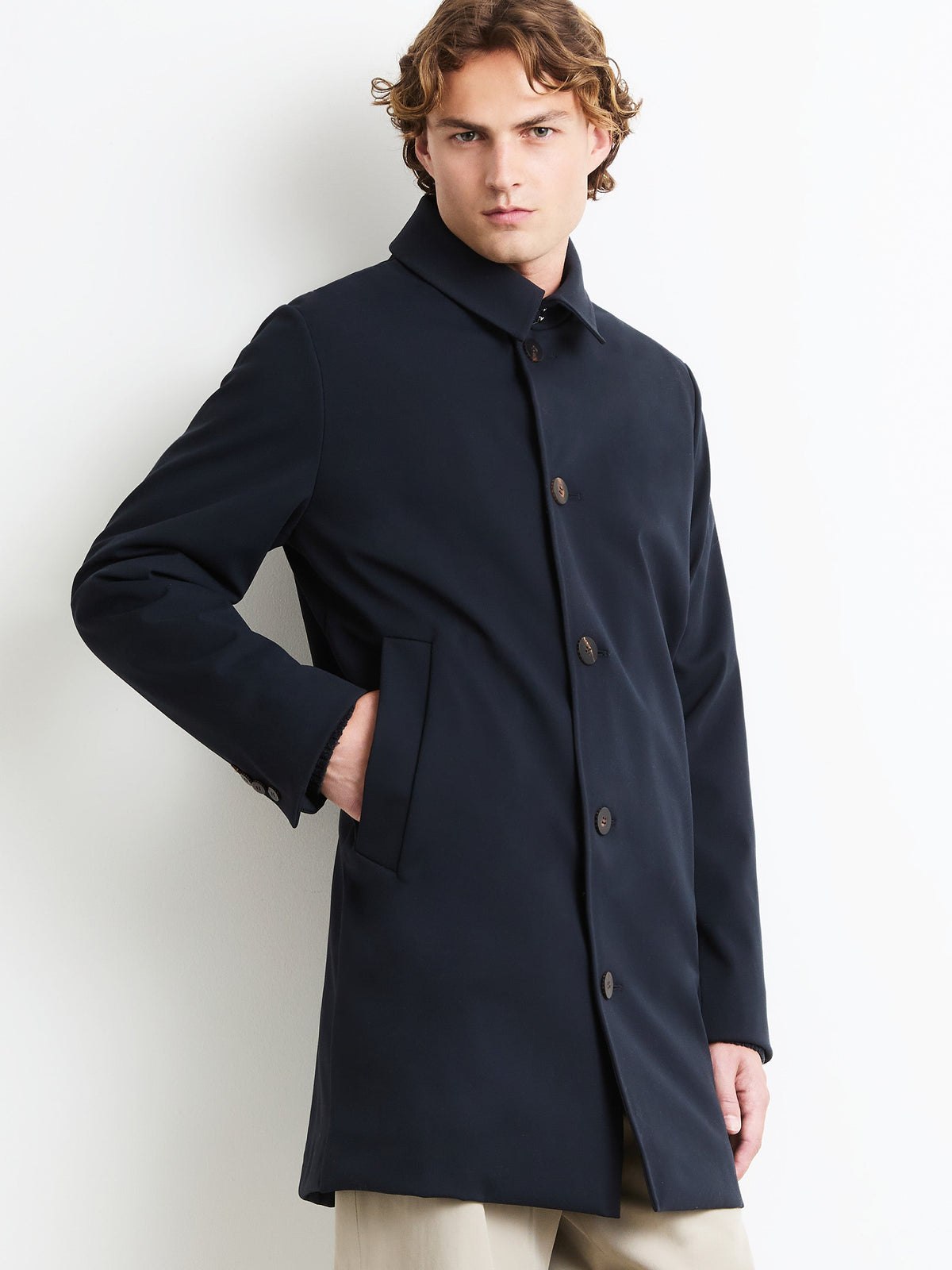 RRD Surflex Winter Soft Touch Thermo Coat Jacket - Blue Black