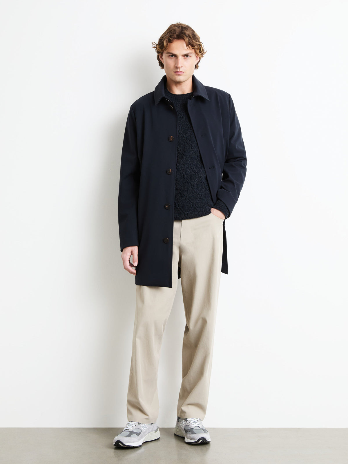 RRD Surflex Winter Soft Touch Thermo Coat Jacket - Blue Black