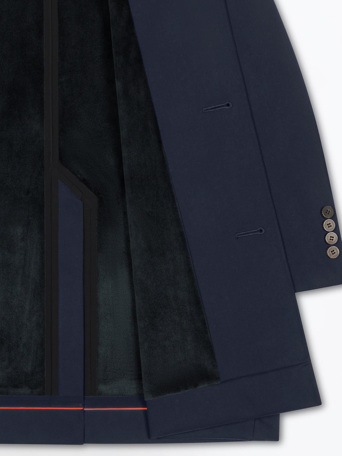 Surflex Winter Soft Touch Thermo Coat Jacket - Blue Black