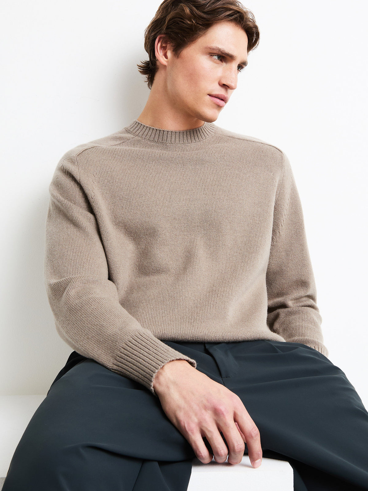Wool Cash 7 Round Knit - Sandal
