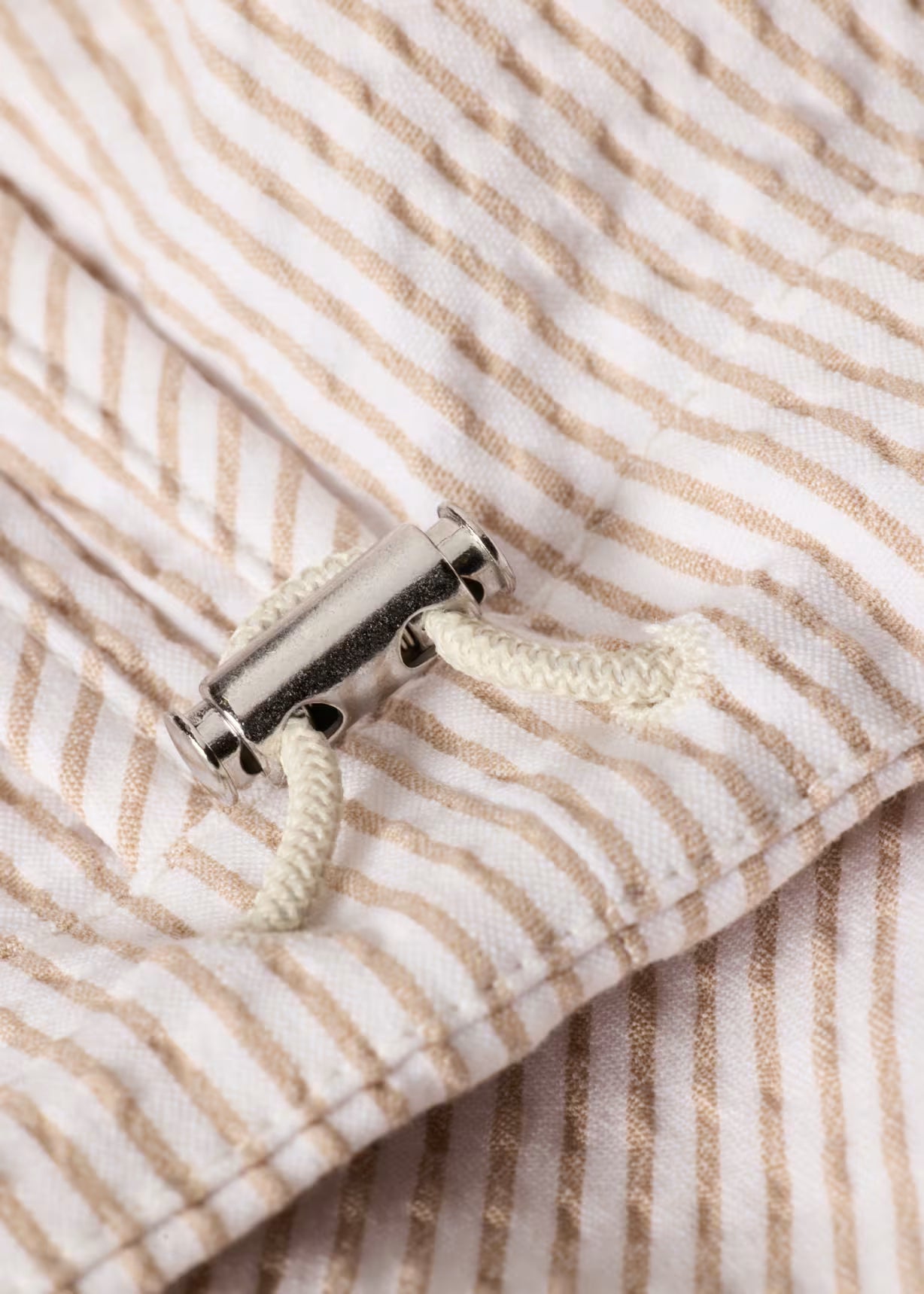 Seersucker Stripe Jacket - White/Pink