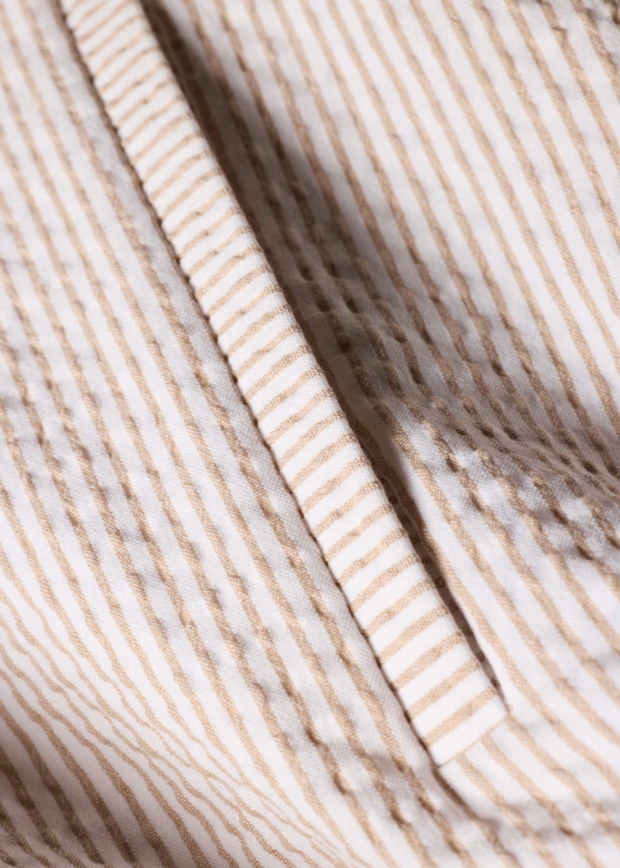 Seersucker Stripe Jacket - White/Pink