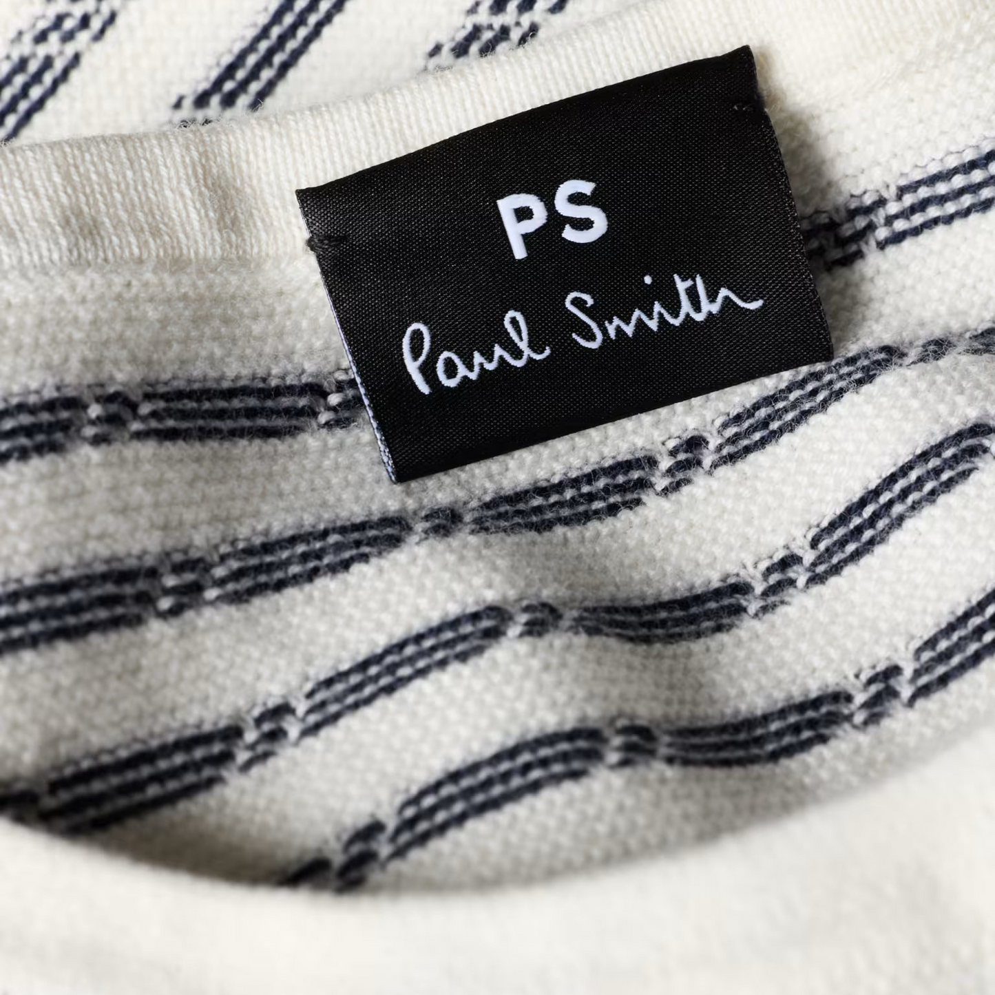 Knitted Stripe Waistcoat - White