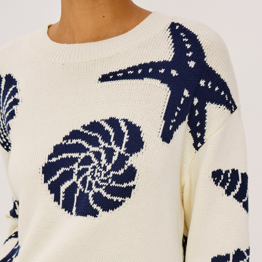Zoey Sweater - Seashells