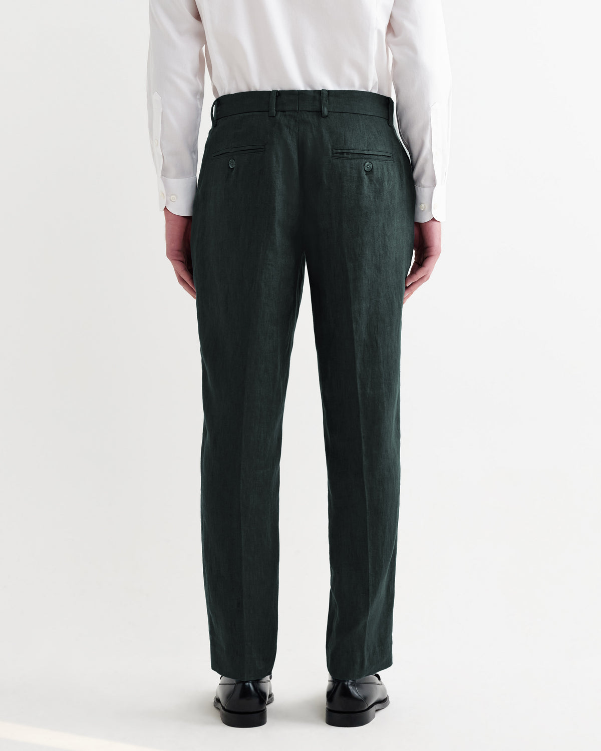 Alp Linen Trouser - Dark Green