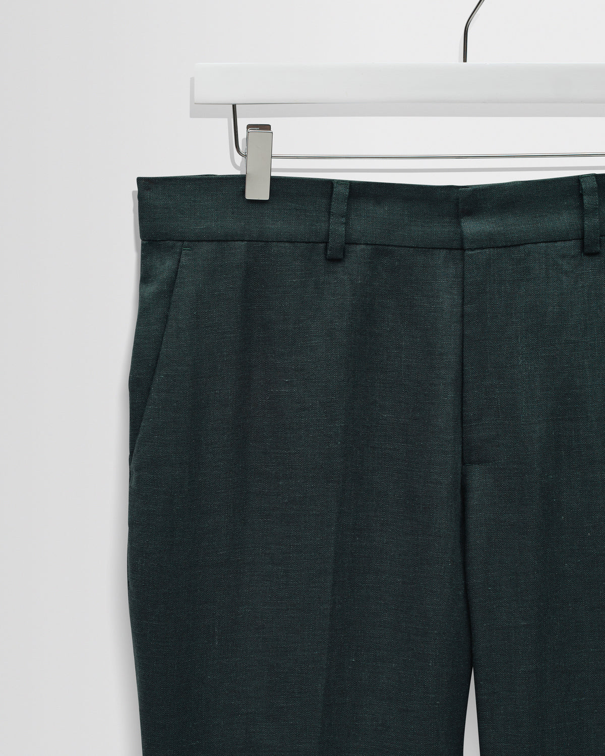 Alp Linen Trouser - Dark Green