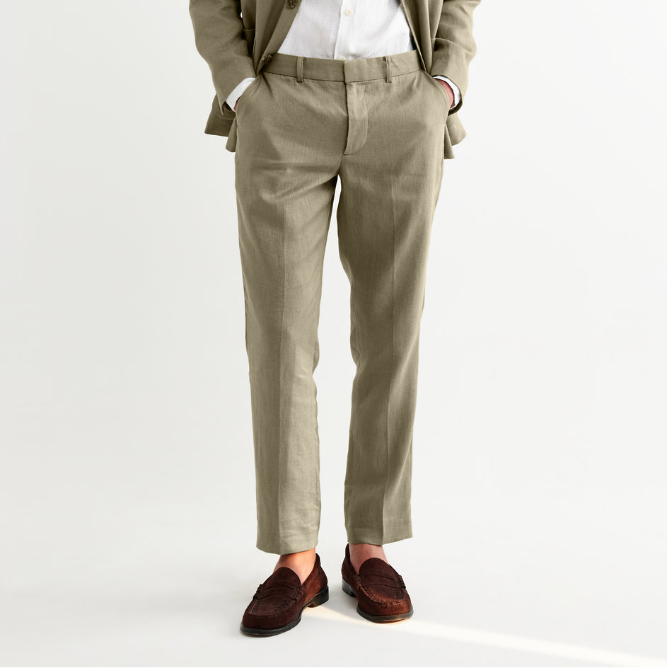 Alp Linen Trouser - Khaki