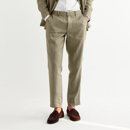 Alp Linen Trouser - Khaki