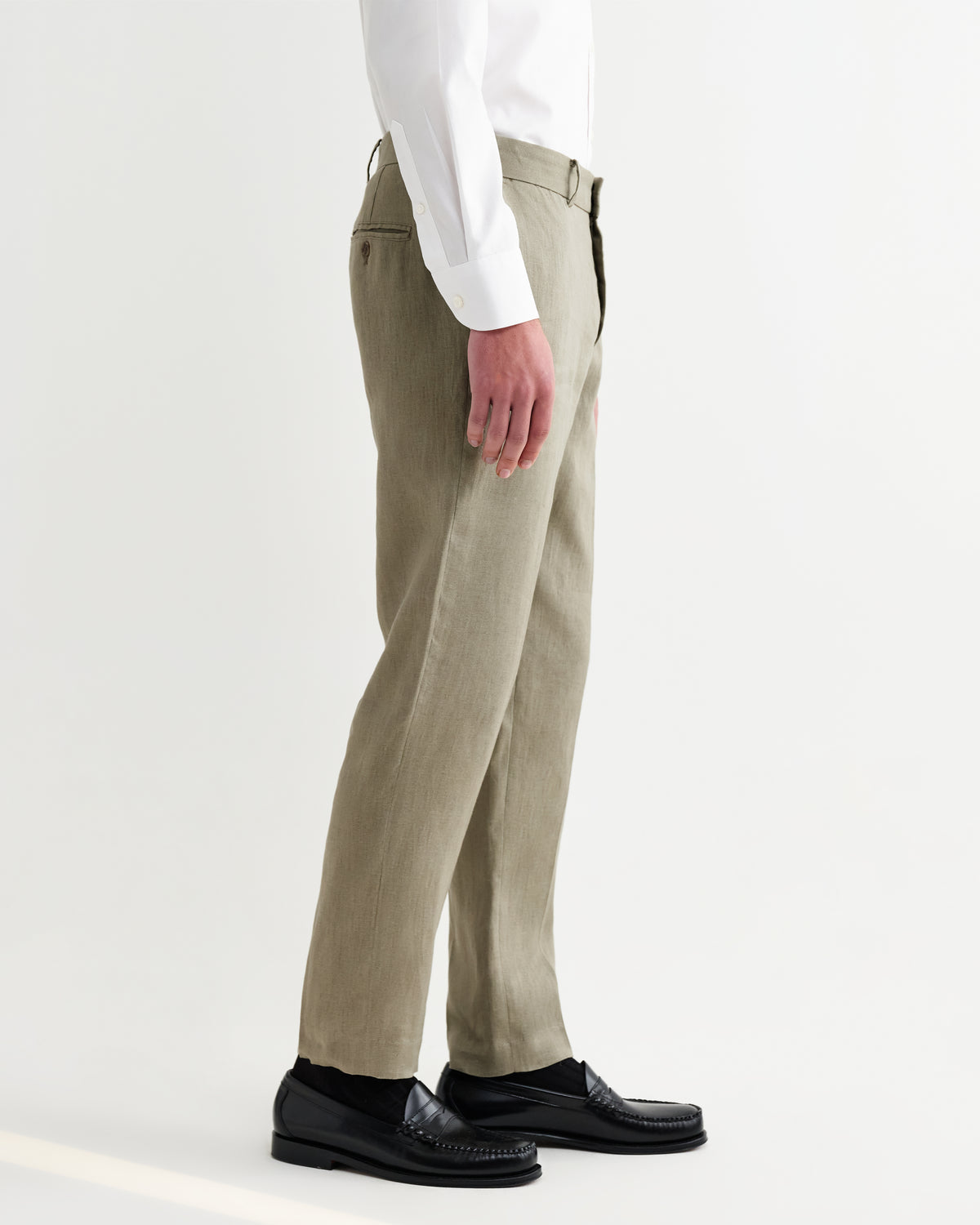 Alp Linen Trouser - Khaki