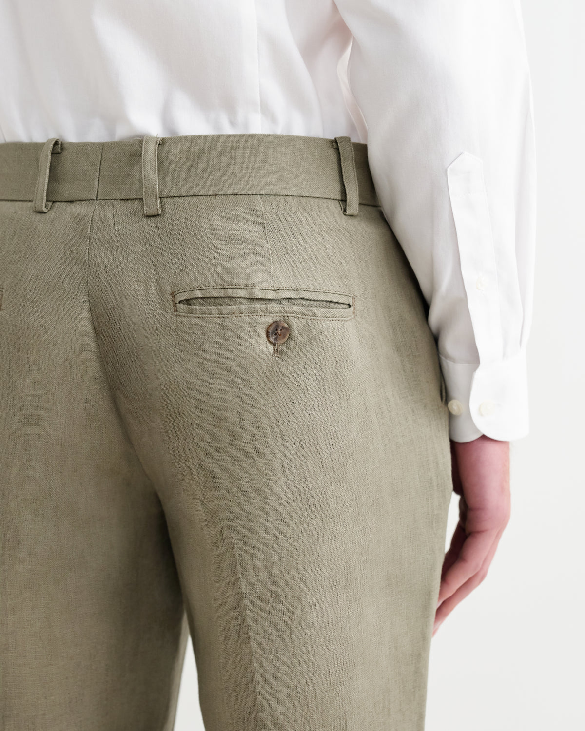 Alp Linen Trouser - Khaki