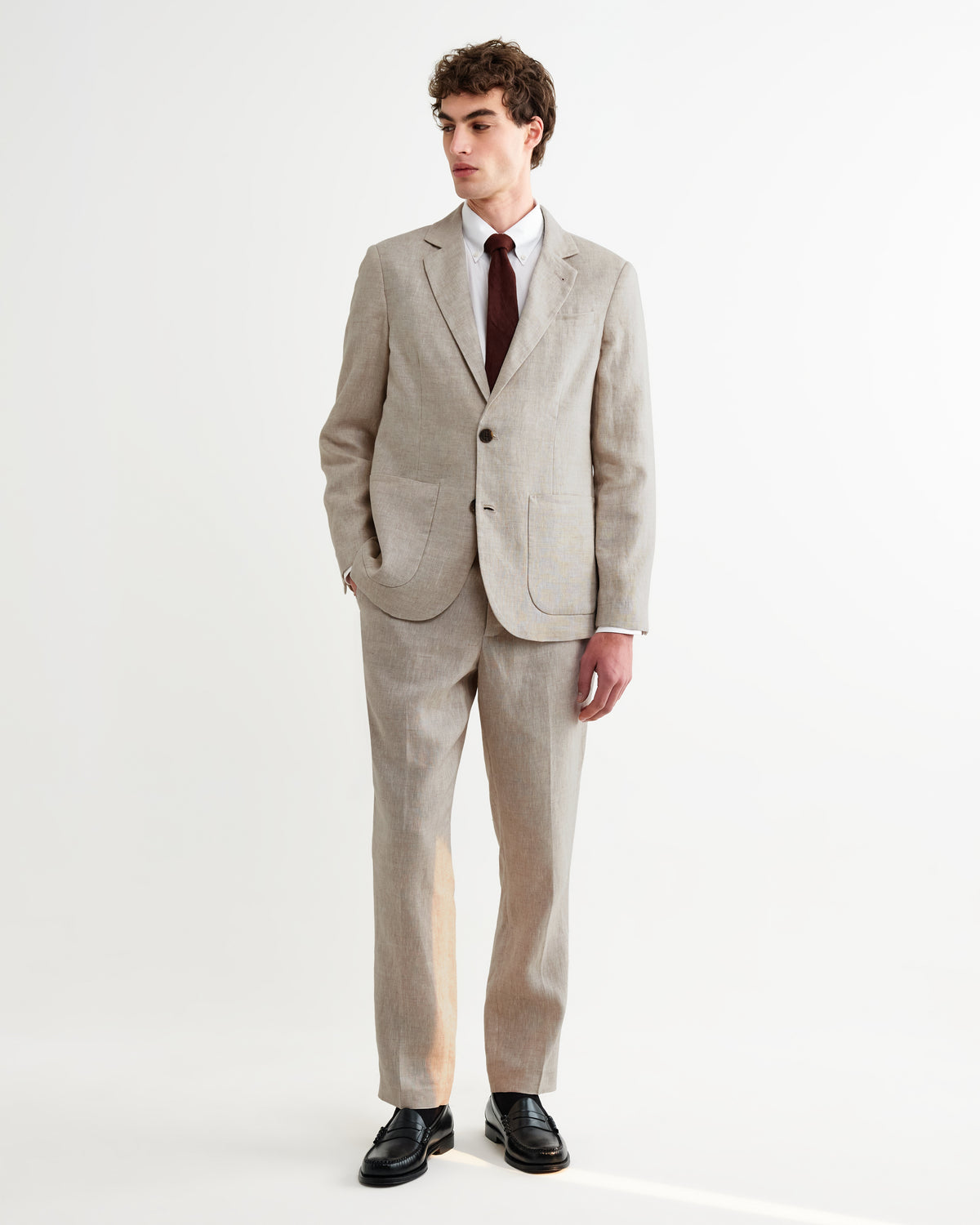 Alp Linen Trouser - Natural