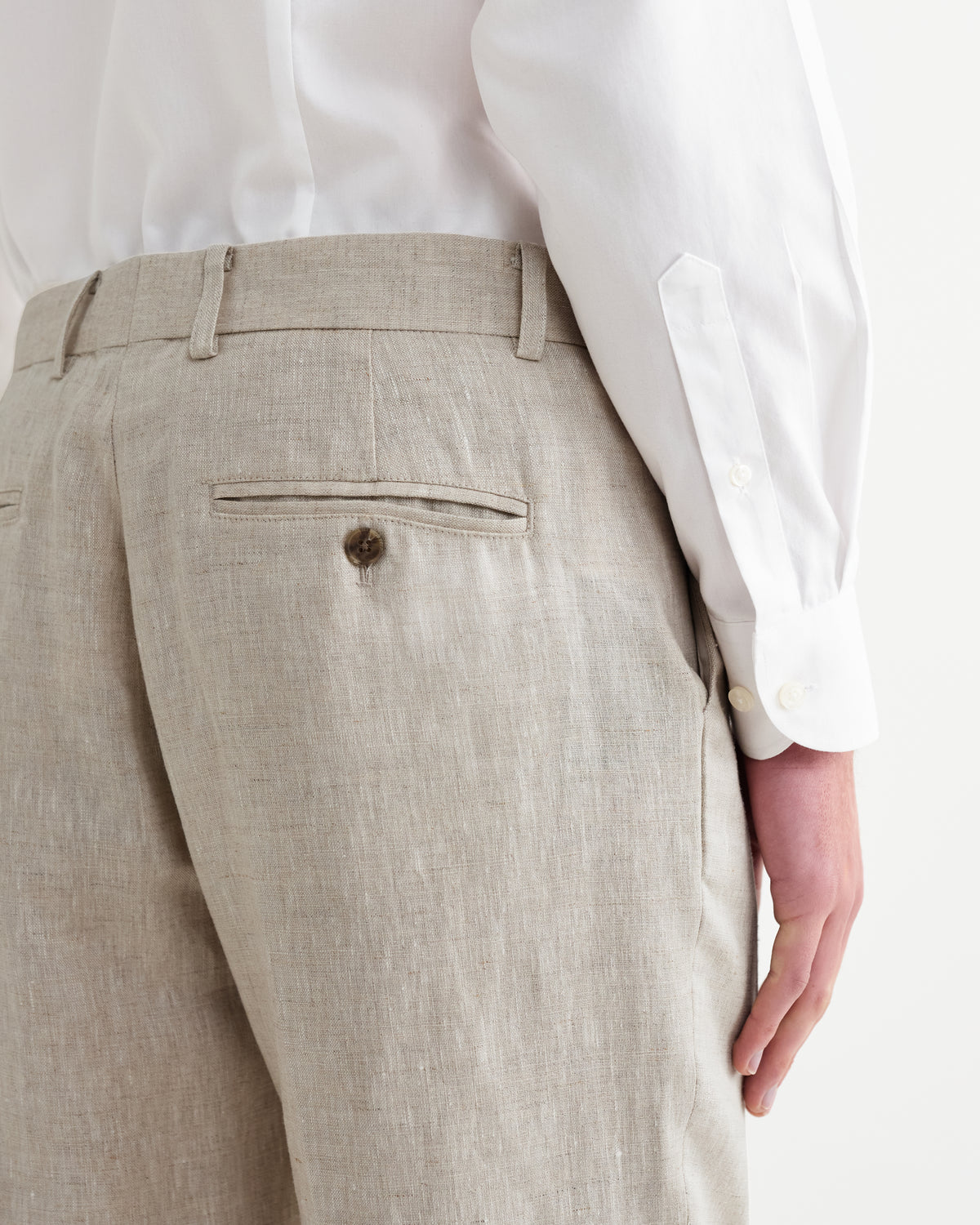 Alp Linen Trouser - Natural