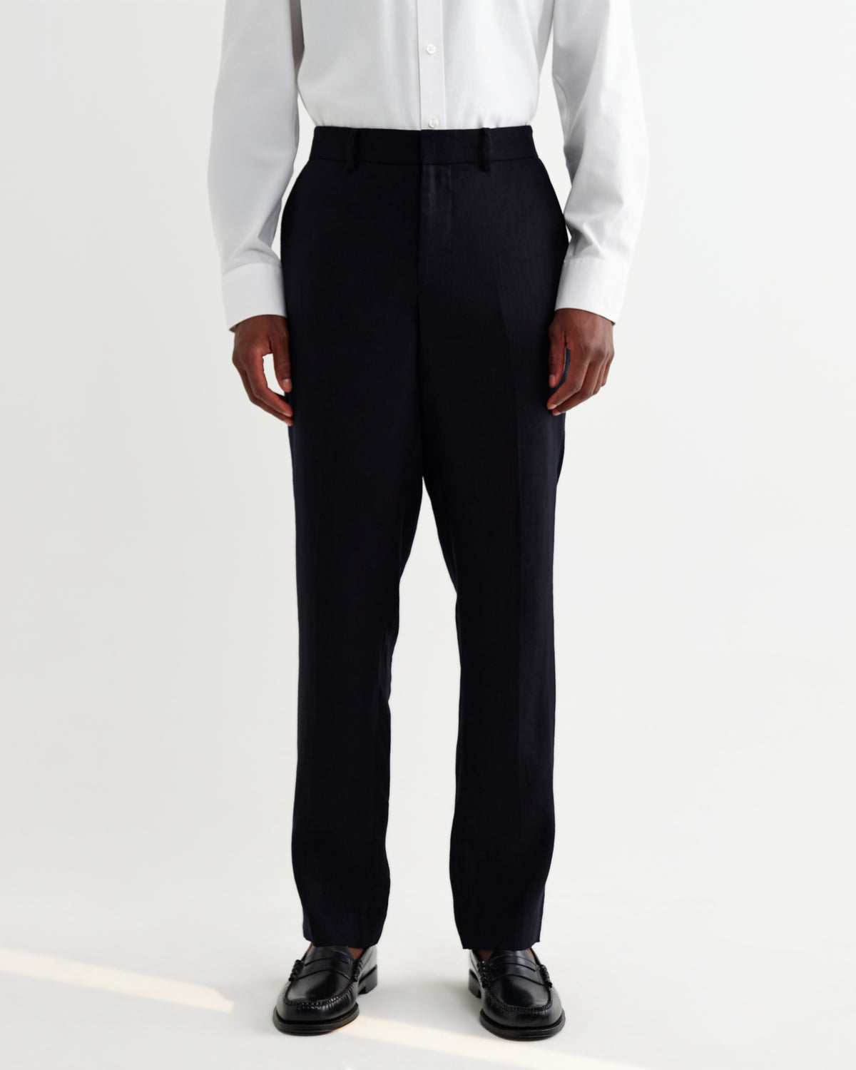 Alp Linen Trouser - Midnight