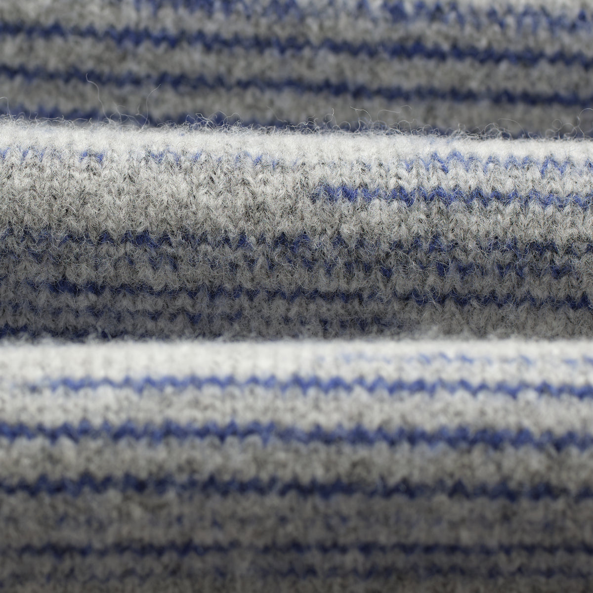 Alpha Zip Polo Random Space Dye - Grey/Blue