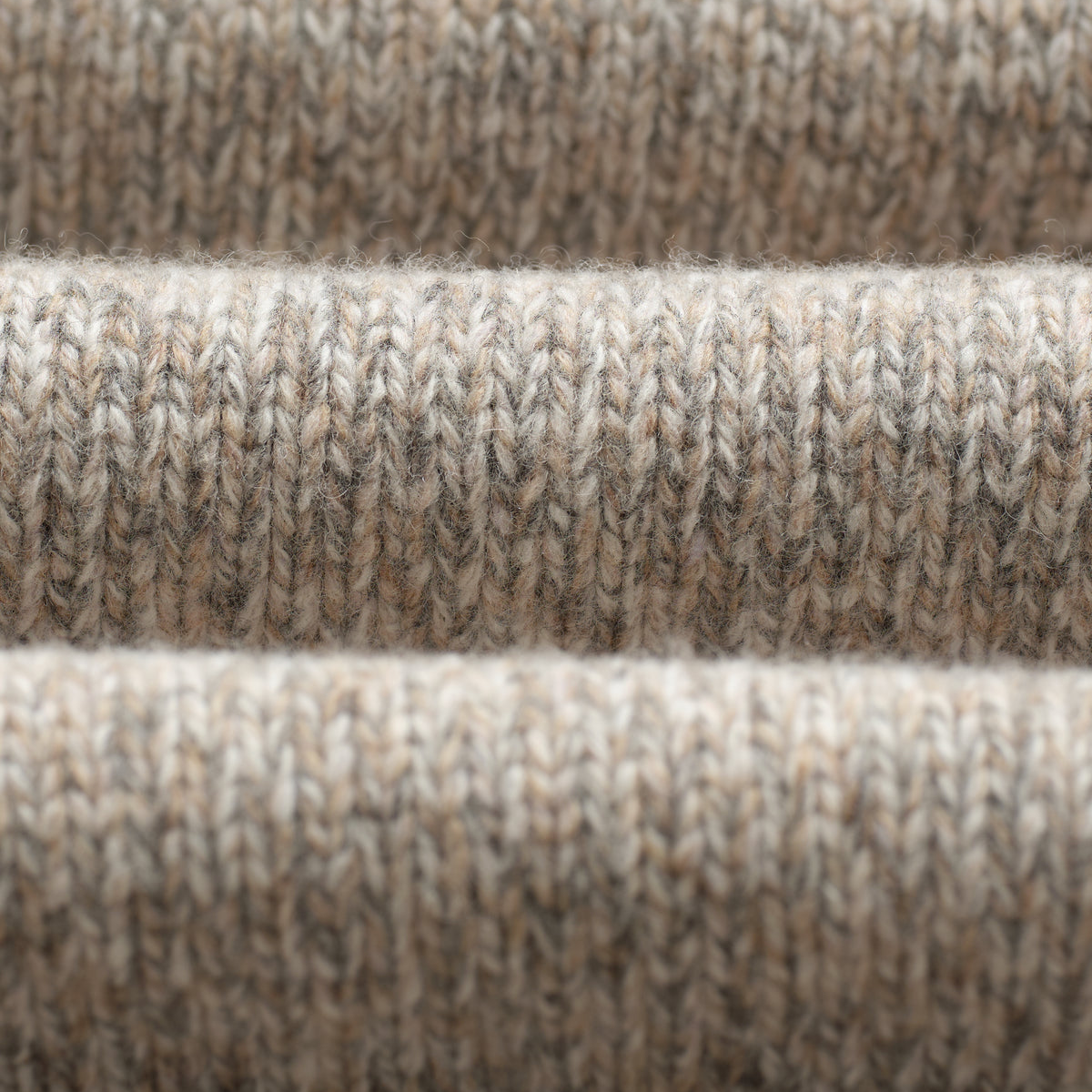 Alpha Zip Polo Plain Stitch Fleck - Grey