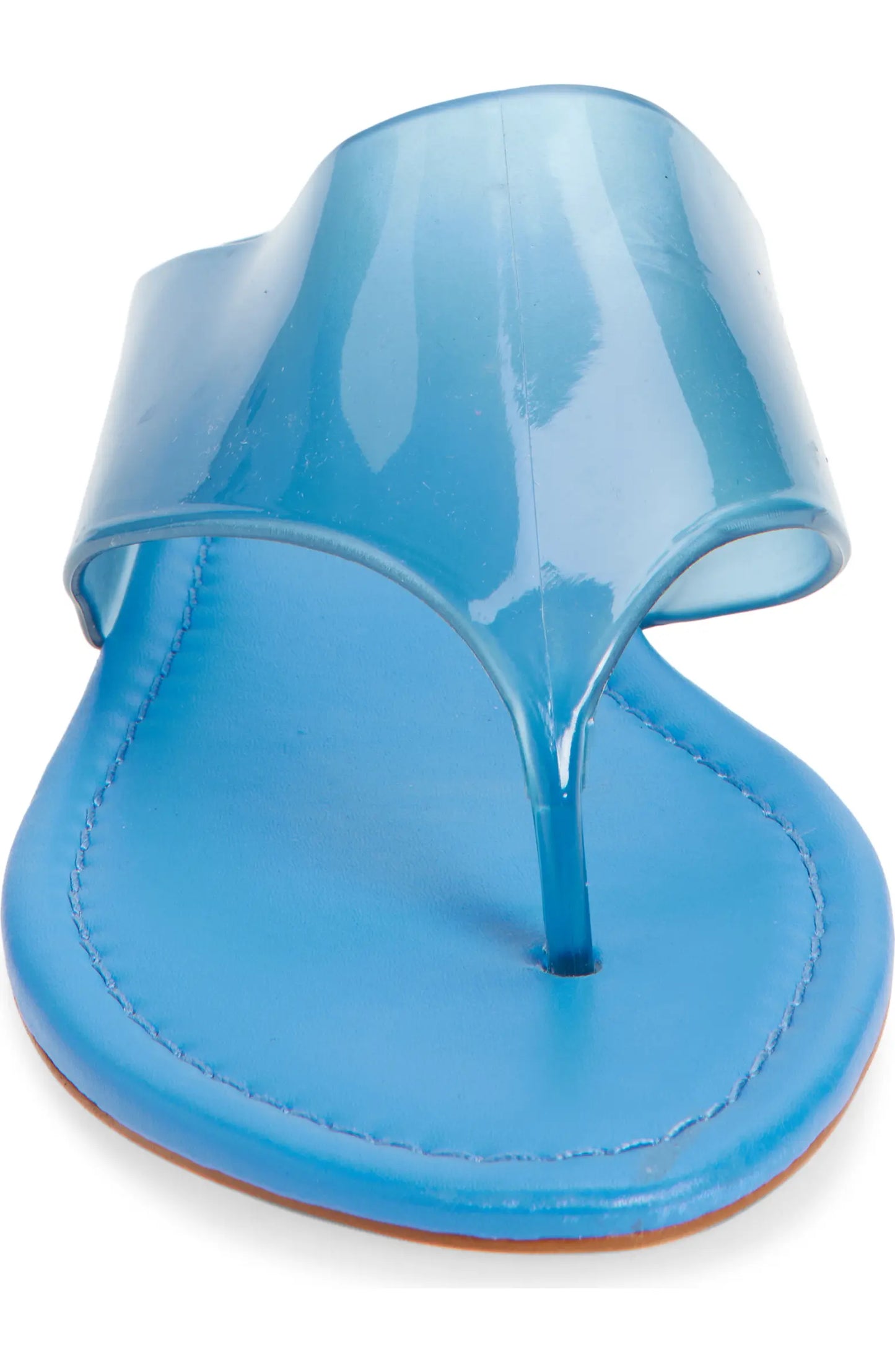 Jelly Thong Flat Sandal - Blue Bird