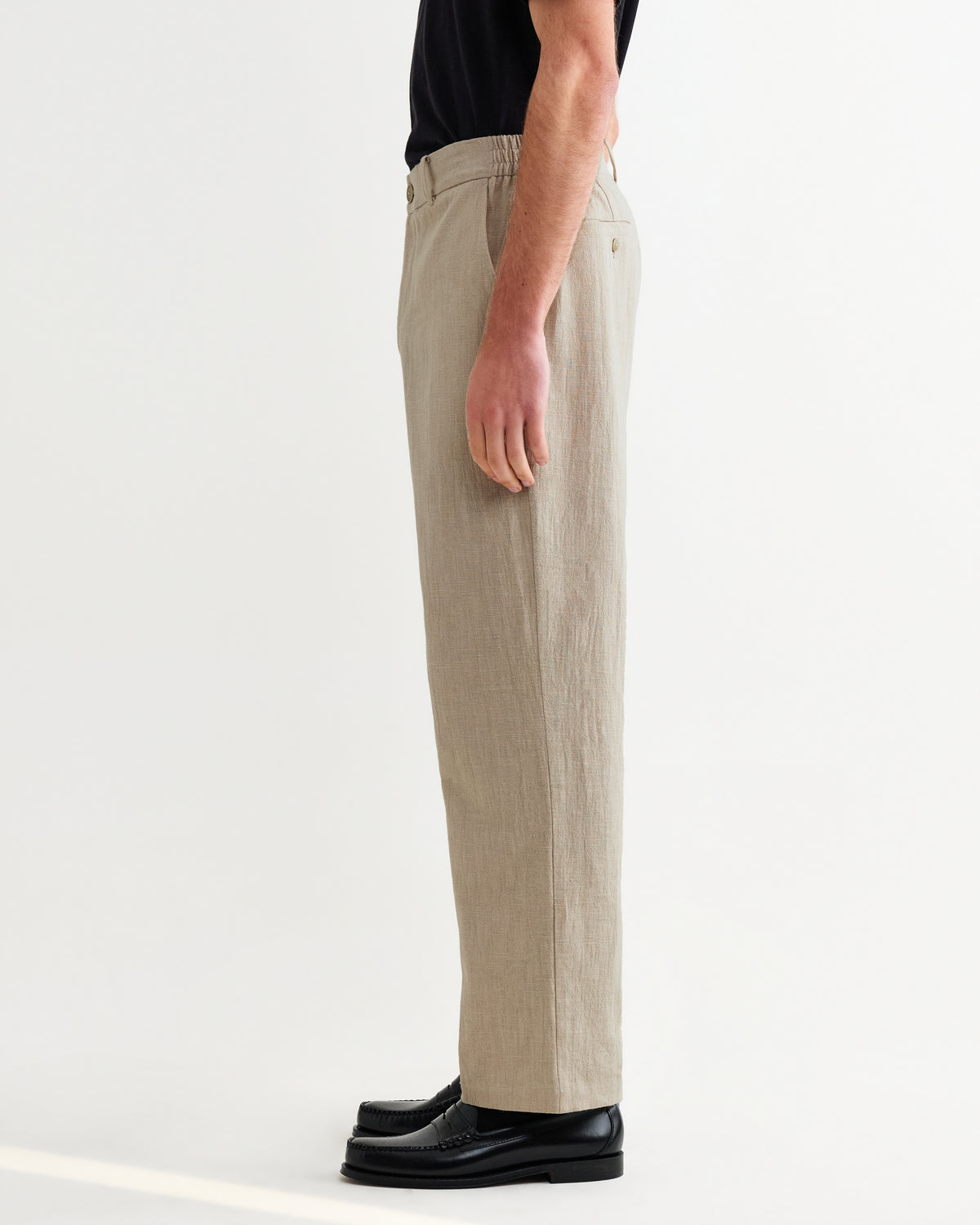 Bayham Trouser Cotton Linen - Natural
