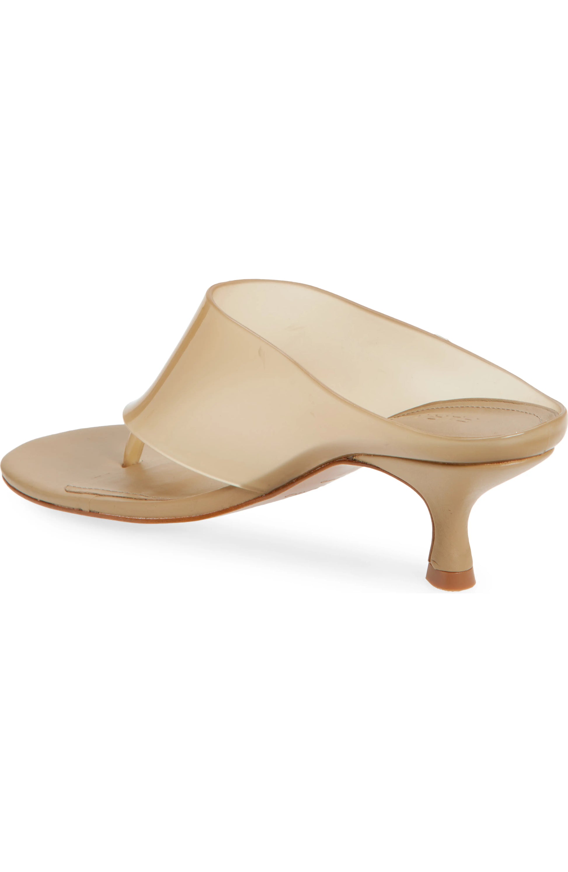 Farm Thong Jelly Kitten Heel - Toffee