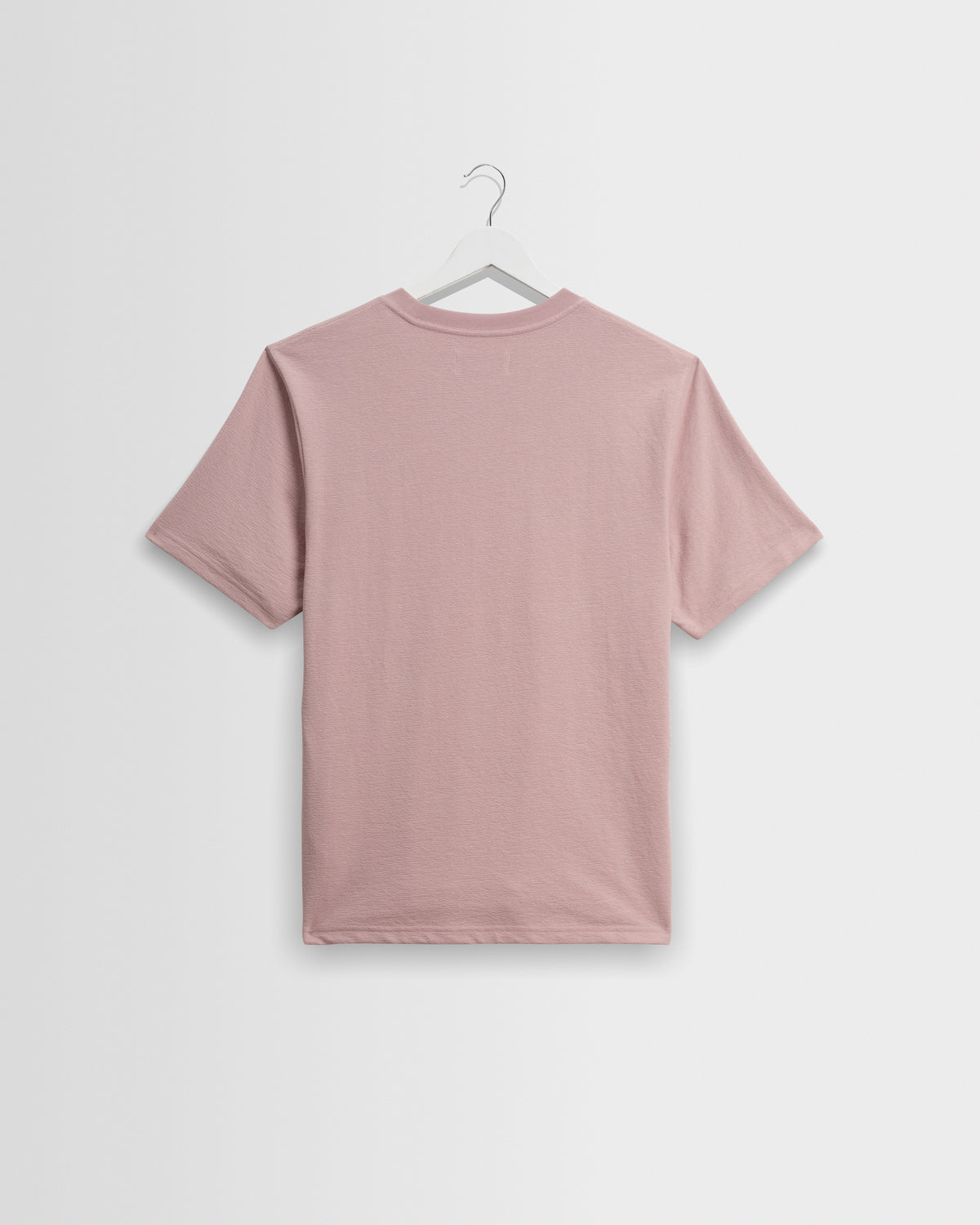 Dean Textured Organic Cotton T-Shirt - Dusky Pink