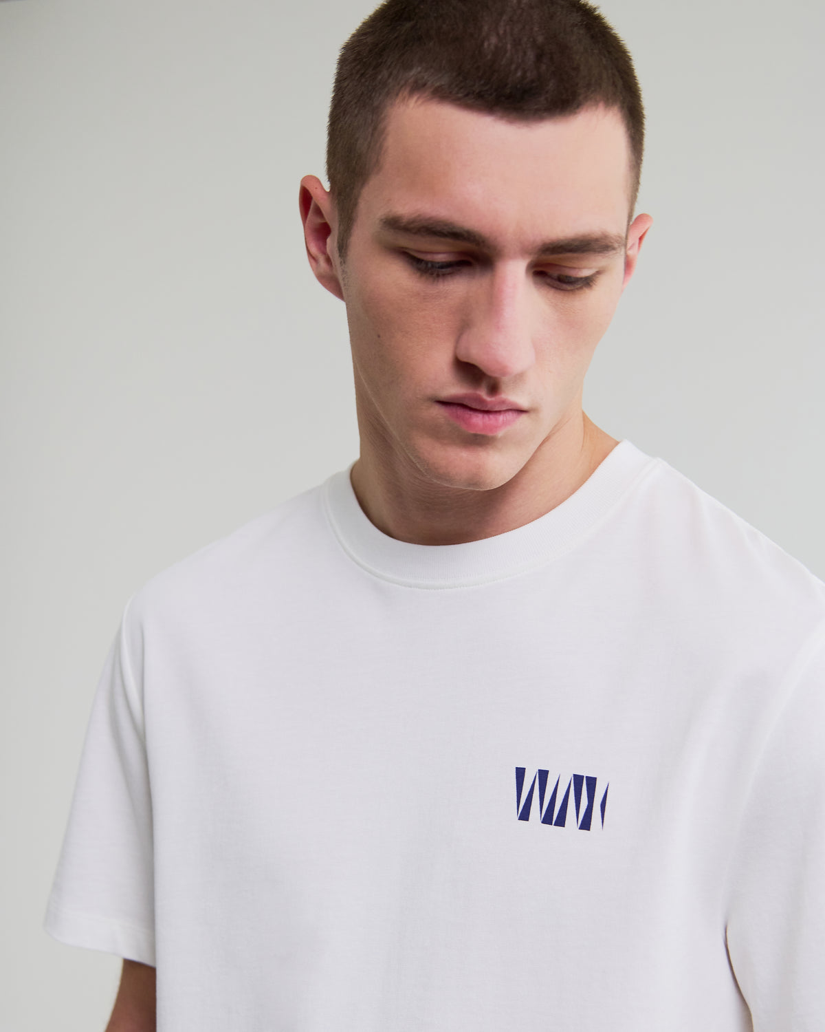 Dean Geo Repeat T-Shirt - Off White