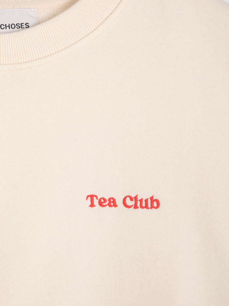 Monster Mug Fitted Sweatshirt - Off White