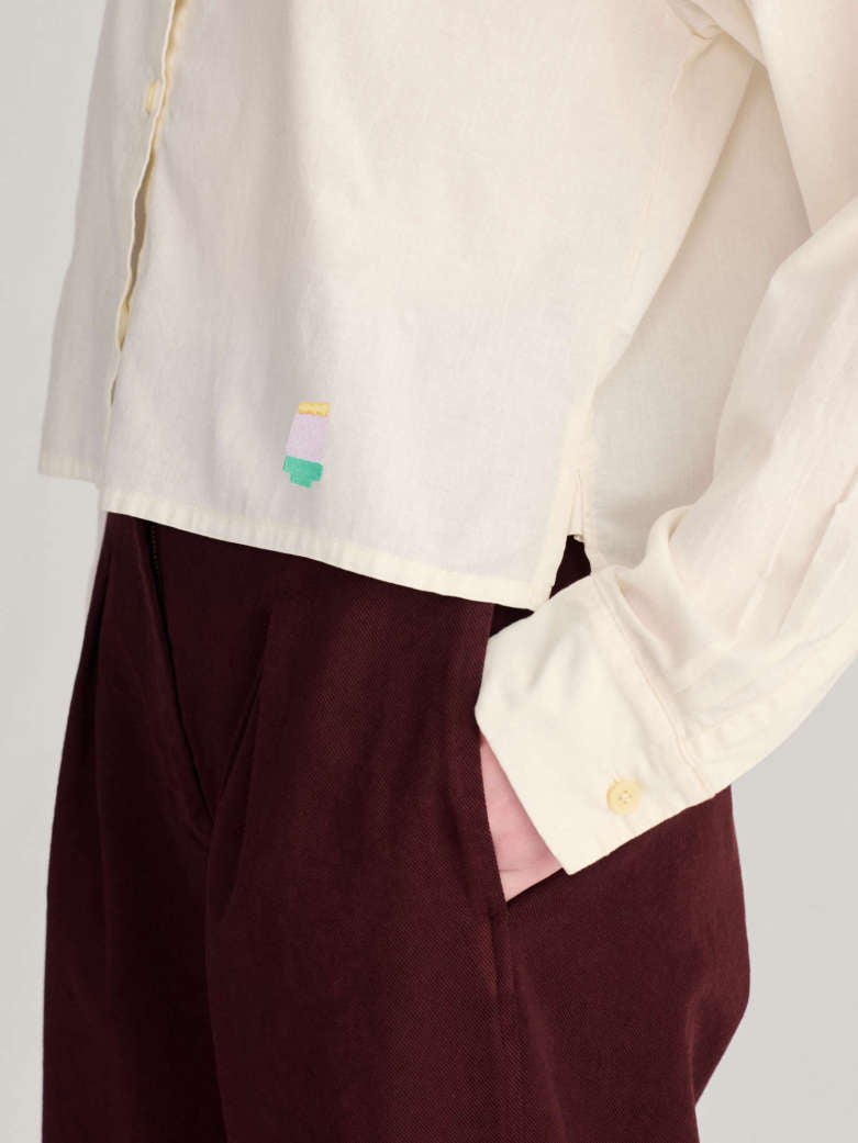 Bobo Pleated Twill Wide-Leg Pants - Dark Brown