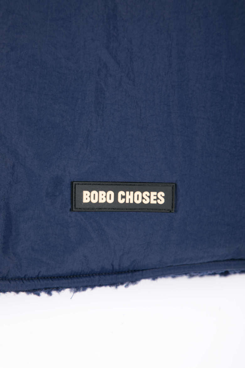 Bobo Reversible Nylon Vest - Navy Blue