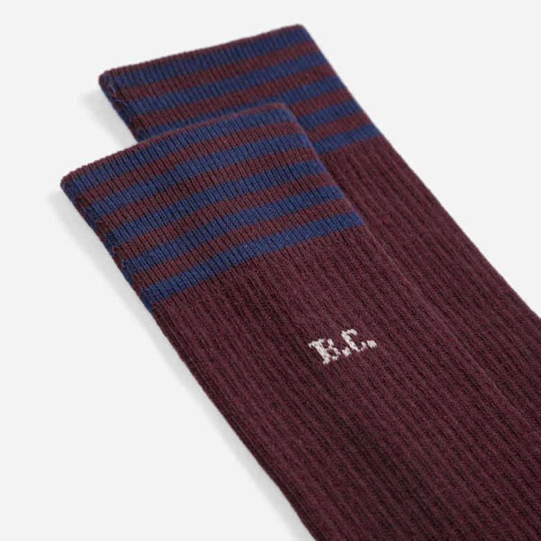 Bobo BD Cotton Socks - Burgundy