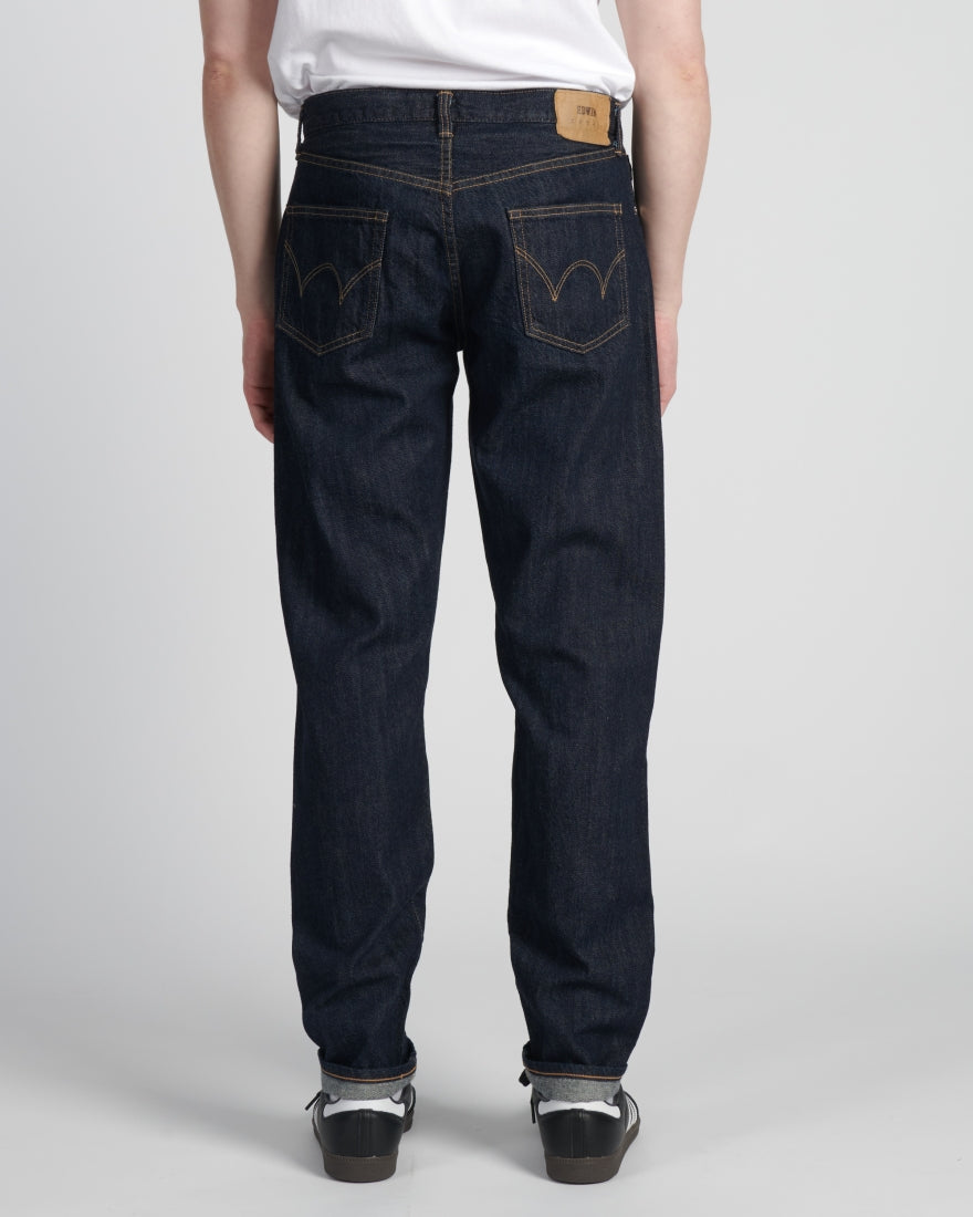 Regular Tapered Jeans - Blue-Rinsed