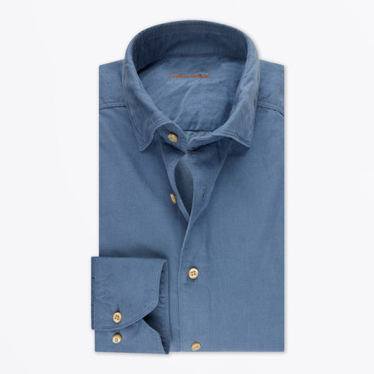 Regular Corduroy Shirt - Blue