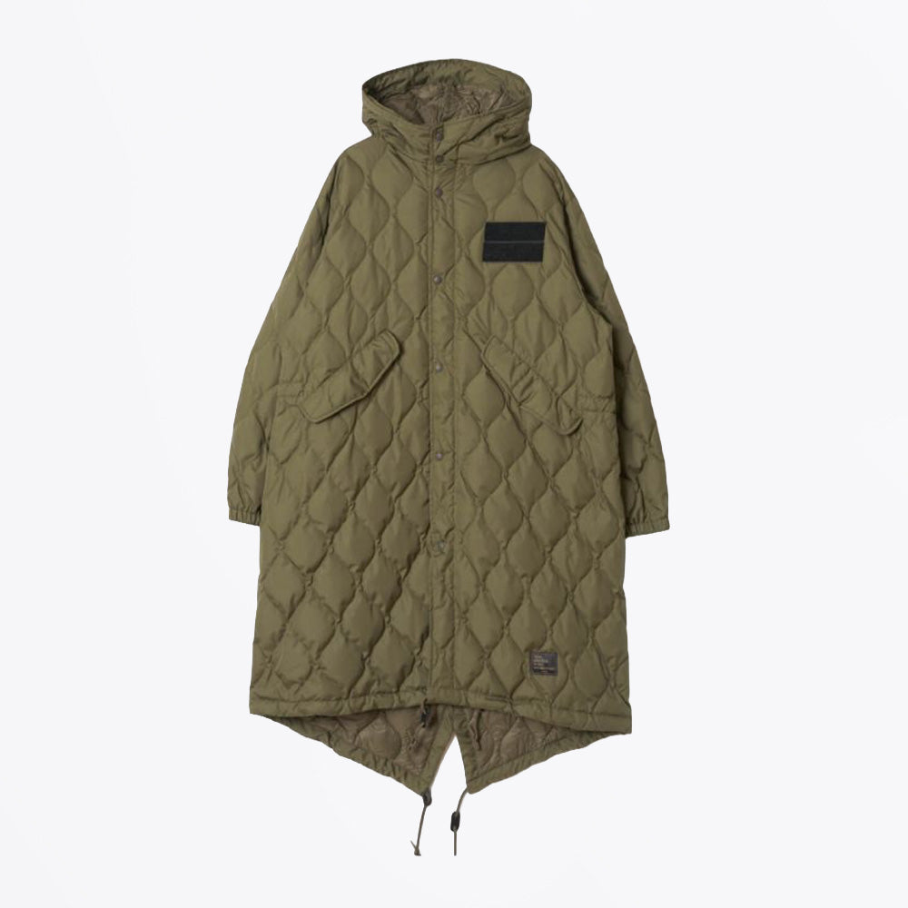 Military Hard Shell Down Mod Parka - Dark Olive