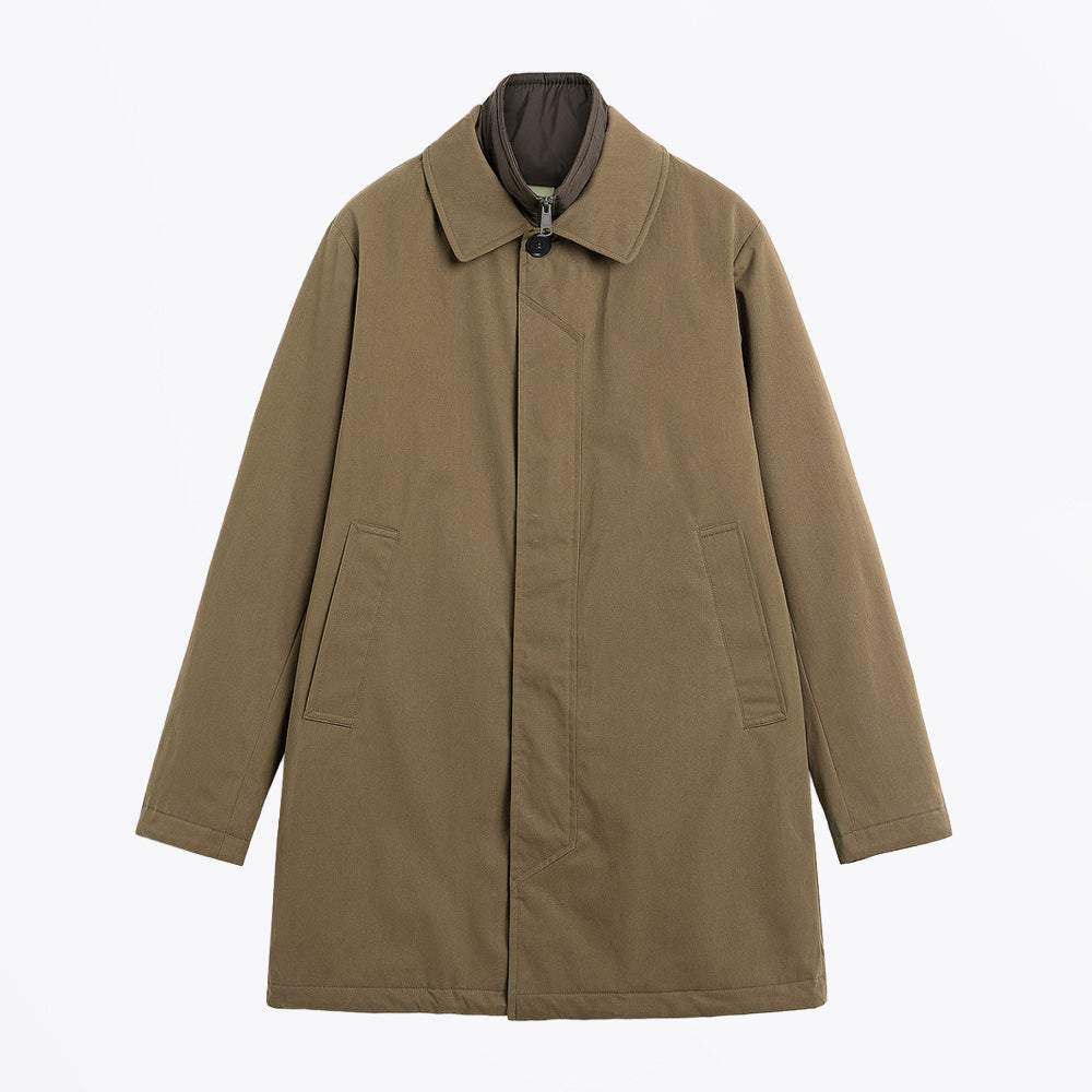 Brixtol Duncan Cotton Coat - Deep Fern