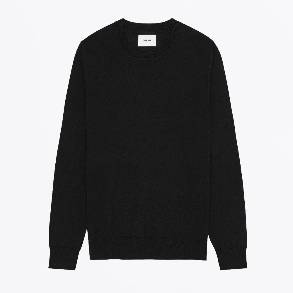 NN07 Ted Lightweight Merino Wool Sweater - Black