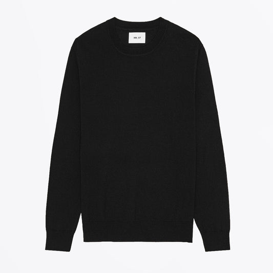 Ted Lightweight Merino Wool Sweater - Black