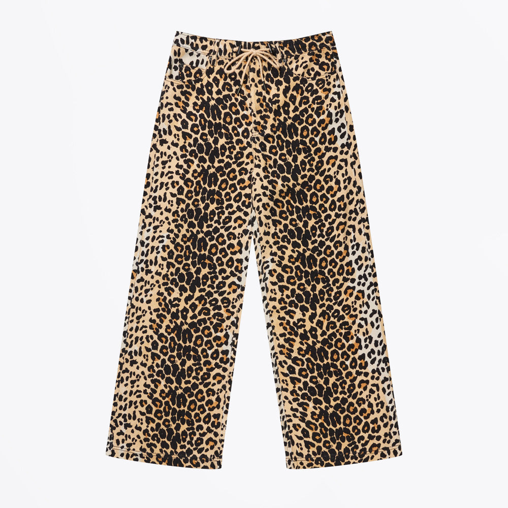 Munthe Obey Denim Pants - Print Animal