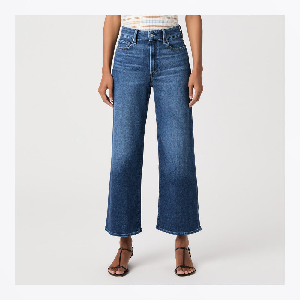 Paige Anessa Wide Leg Jeans - Beachline