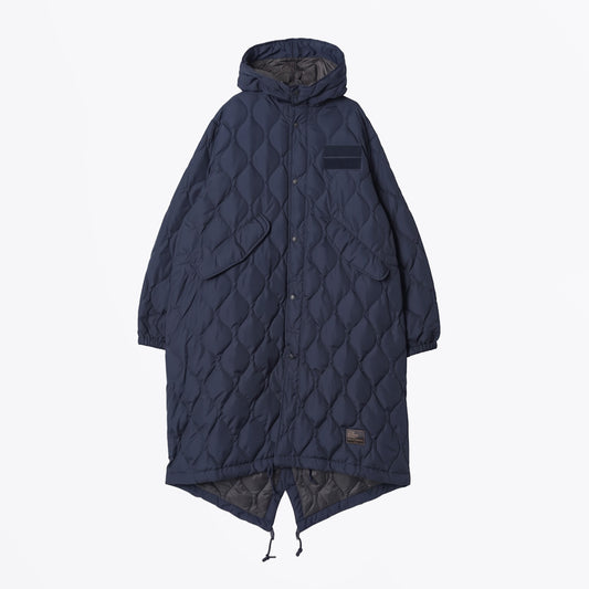 Military Hard Shell Down Mod Parka - Dark Navy