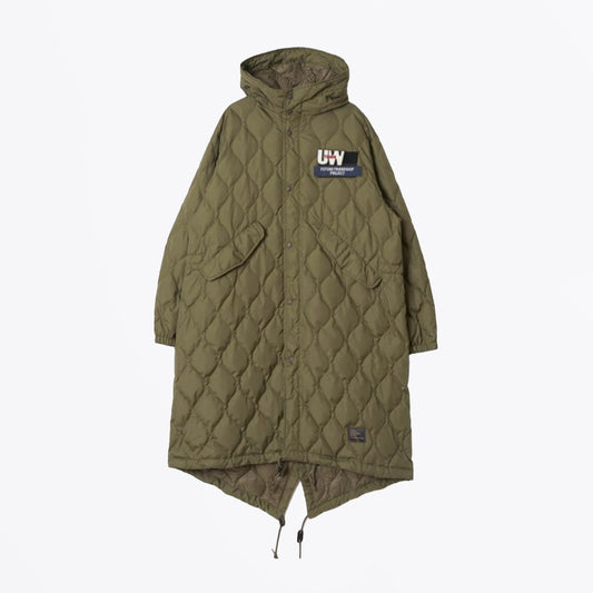 Military Hard Shell Down Mod Parka - Dark Olive
