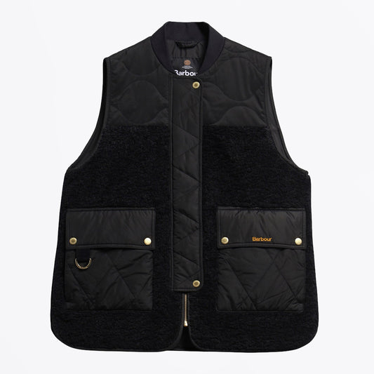 Ampleforth Fleece Gilet - Black
