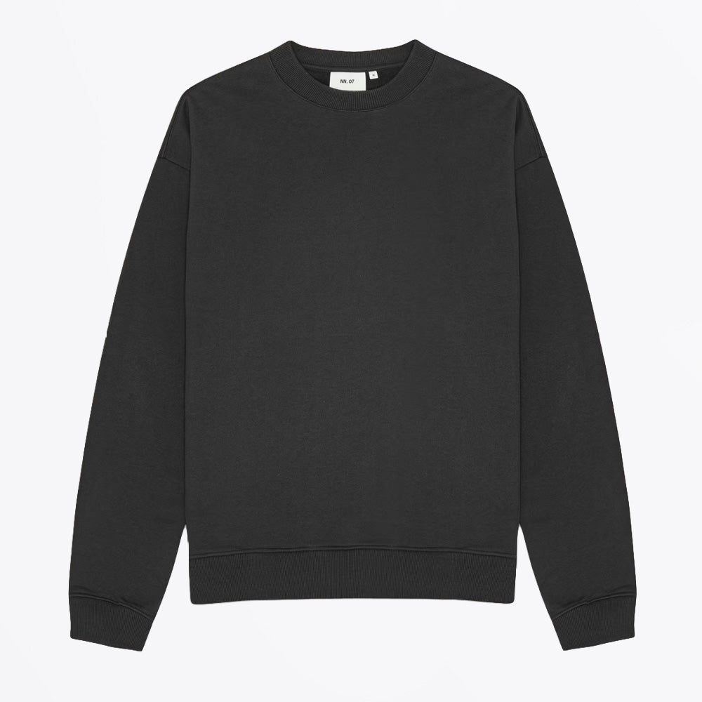 NN07 David Heavy Organic Cotton Sweatshirt - Black