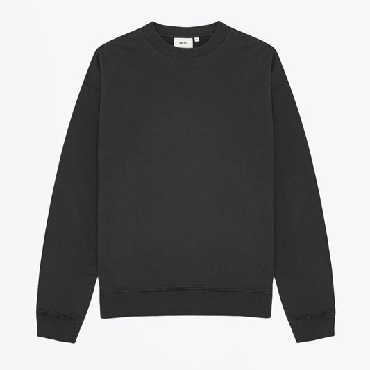 David Heavy Organic Cotton Sweatshirt - Black