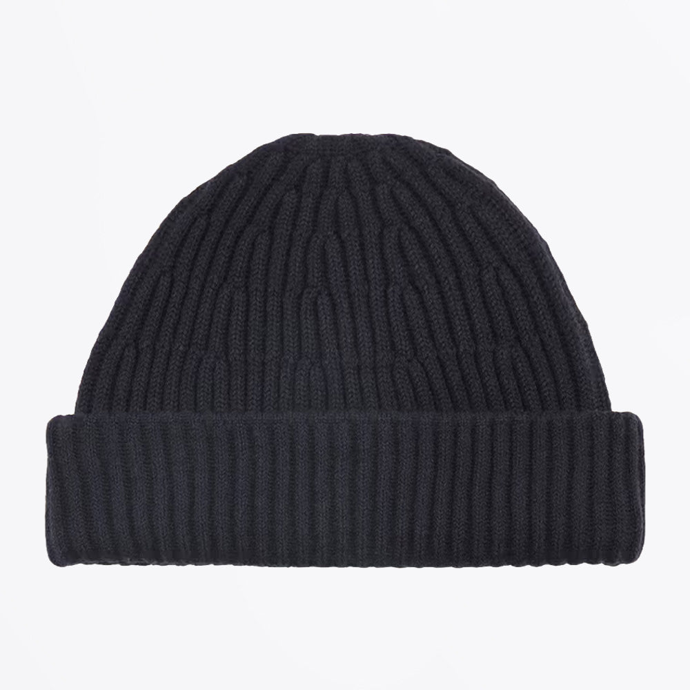 NN07 Rib Knitted Beanie Hat - Navy Blue
