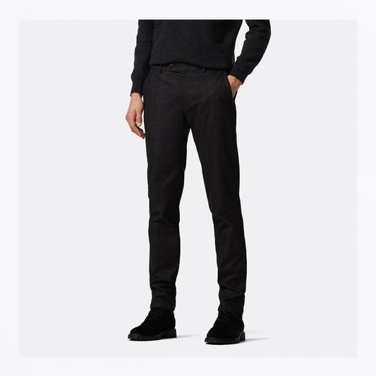Lupus Slim Fit Woolen Look Chino - Charcoal